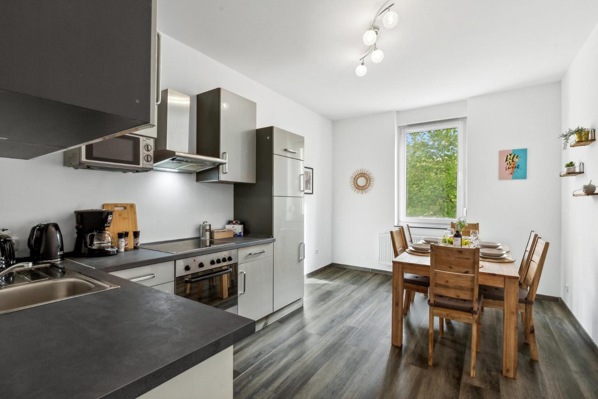Elegant & Bright ~ Near Schalke 04 ~ Office ~ Free Parking! Apartment Gelsenkirchen Bagian luar foto