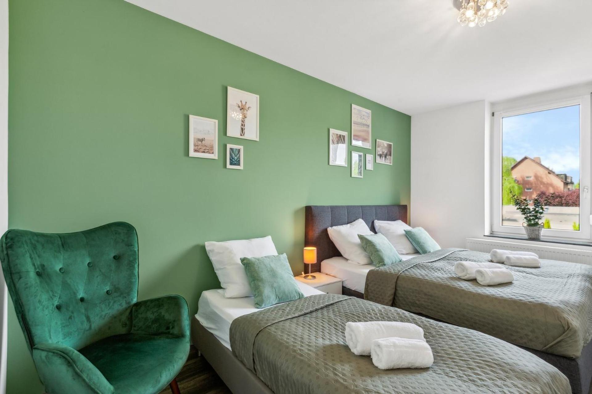 Elegant & Bright ~ Near Schalke 04 ~ Office ~ Free Parking! Apartment Gelsenkirchen Bagian luar foto